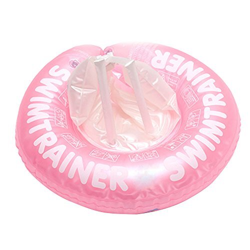 Inflatable pink swim ring - pink,