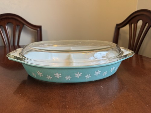 Pyrex snowflake vintage - snowflake,