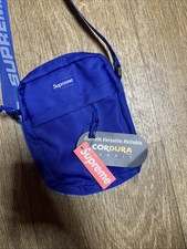 Supreme Cordura Nylon Blue Shoulder Bag Pouch SS18