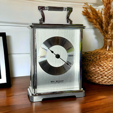 Silver Carriage Clock & Roman