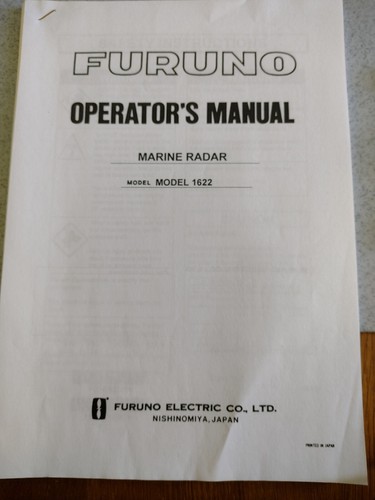 Furuno 1622 marine radar owner - furuno,