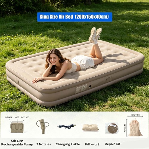Inflatable air bed - bed, mattress