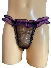 Sissy Pvc tanga knickers 26/44