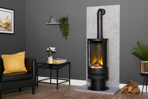 Acantha tile hearth set - set, in