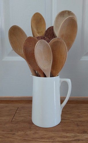 Vintage rustic wooden spoons - rustic,