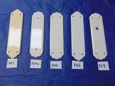 Vintage Door Finger Plates Ceramic