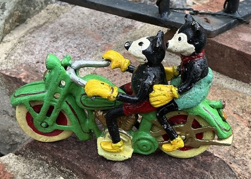 Vintage style cast iron mickey - vintage,