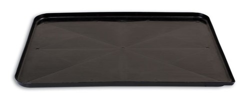 Large black plastic drip tray - drip,