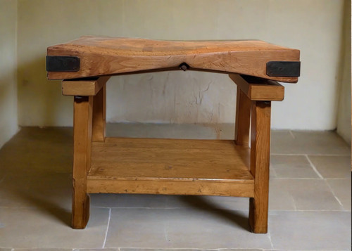 Vintage butchers block - butchers,
