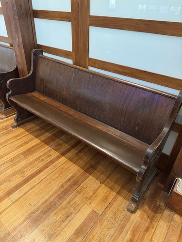 Antique foot pew 122 - antique, 6