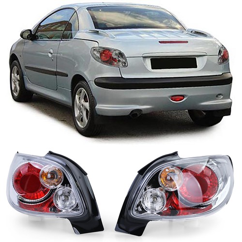 Clear tail lights for peugeot - clear,