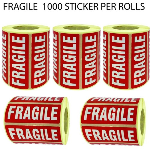 New fragile parcel labels - new,