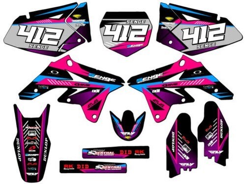 2007 2009 rmz 250 surge - rmz, pink