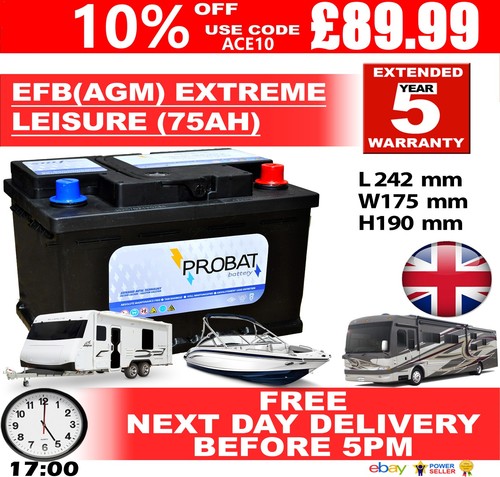 12v 75ah efb agm - efb,