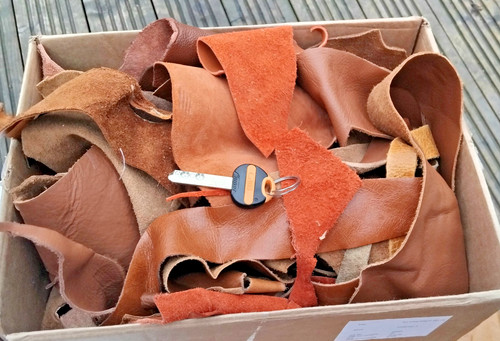 5kg scrap leather - 1.5kg,