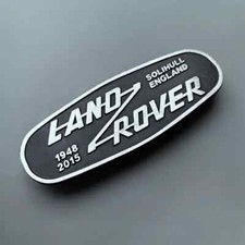 Car Grill Badge for Land Rover Defender Solihull England Metal Emblem 2 Pin