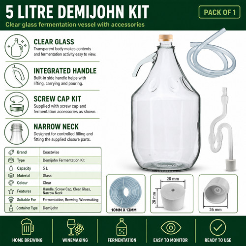 Fermentation homebrew demijohn - fermentation,