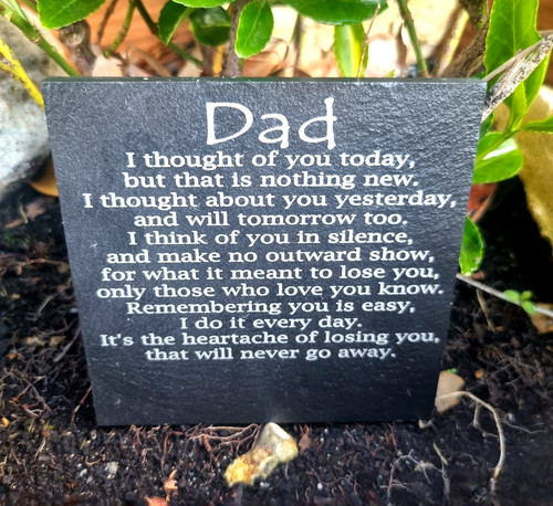 Personalised dad memorial - dad,
