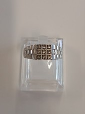 Vintage Silver Diamond Rolex