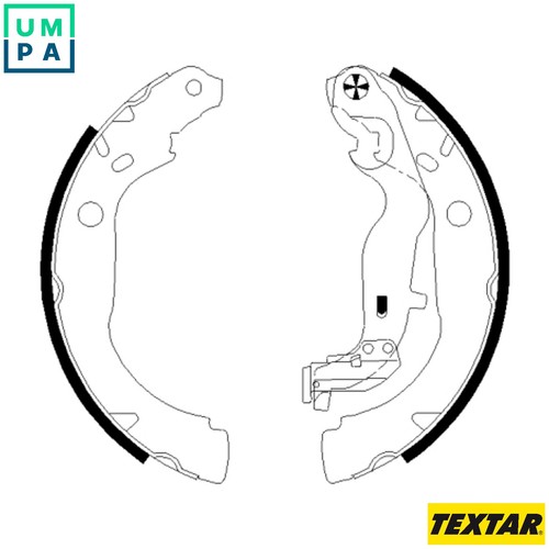 Brake shoe set - brake,