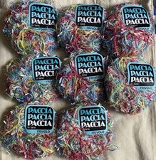 Vintage Paccia Frivolo Multi Coloured Yarn - 400g Cotton Polyamide Viscose Mix