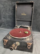 Chorister Vintage Portable Gramophone Record Player