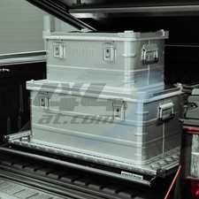 Small Aluminium Storage and Tool Box - L57cm x W38cm x H28cm