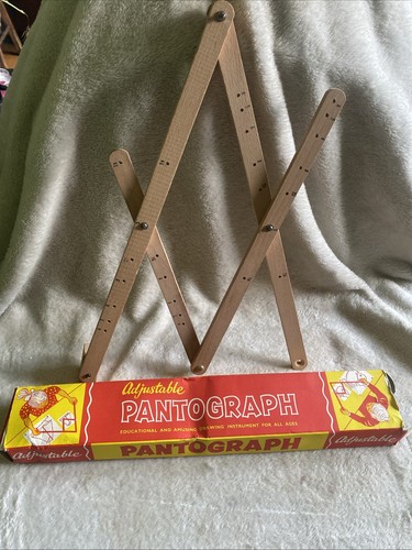 Vintage wooden pantograph - vintage,