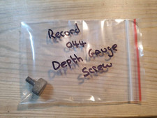 Vintage Record 044 Plough Plane Depth Gauge Screw Old Woodworking Hand Tools