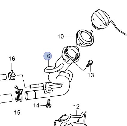 Petrol fuel filler - fuel, metal