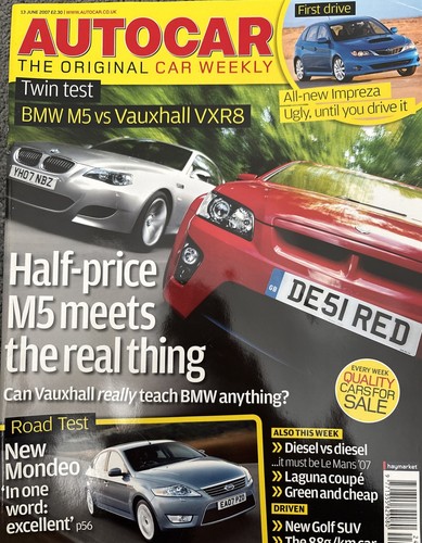 Autocar june 2007 bmw m5 - june,