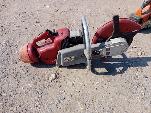 Stihl 350 cut off saw - cut,