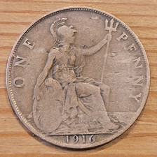1916 King George V One Penny