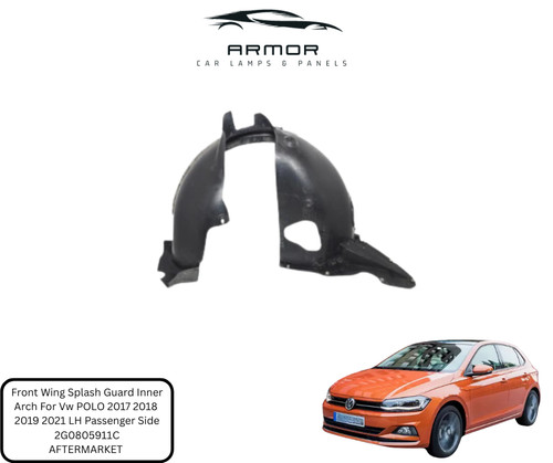 Front wing splash guard inner - wing,