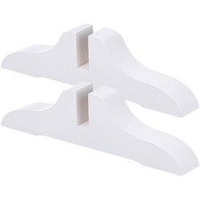  2 Pcs Screen Divider Feet Room Panel Base Solid Wood Post Folding