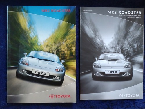 Toyota mr2 roadster brochure - mr2,
