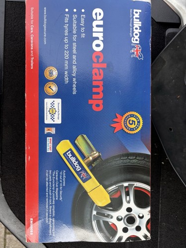 Bulldog wheel clamp used - clamp, heavy