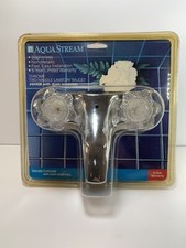 Moen 2 Handle Bathroom Faucet Drain Assembly Washerless Chrome Aqua Stream 84408