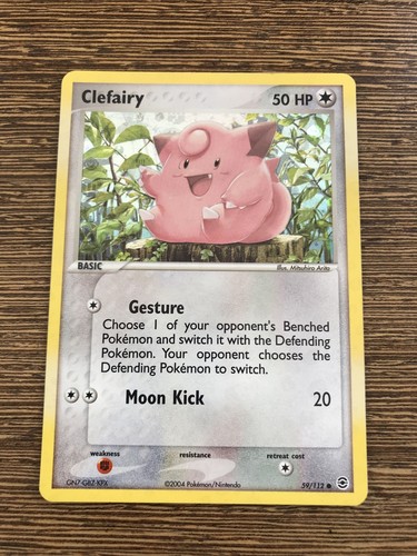 Pokemon card clefairy - card,
