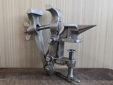 Vise for Jewelers, Watchmakers. Vise USSR Vintage Soviet Vice and Anvil.