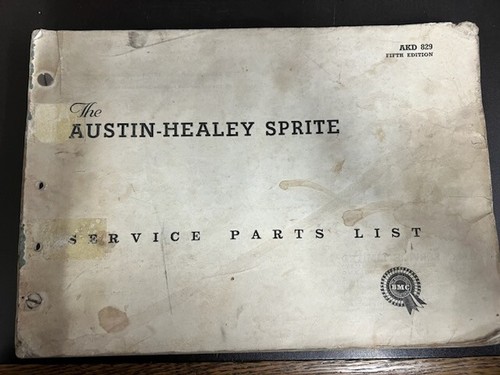 Austin healey sprite service - healey,