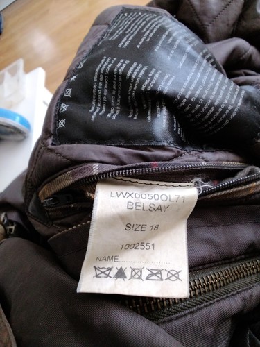 Barbour belsay ladies - ",