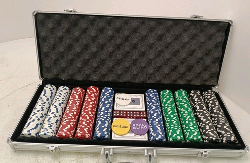 Casino poker set 500 chips - poker,