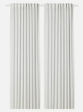 Ikea Hilja White Net Curtains Pair 145cm Wide X 300 cm Drop Brand new