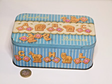 RARE ANTIQUE BISCUITS TIN CRAWFORDS ABC ALPHABET BISCUITS 1930s-50s.
