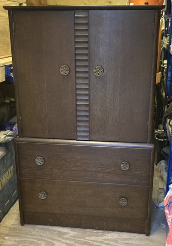 Art deco oak - , tall