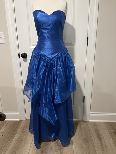 80s vintage unbranded taffeta - 80s,