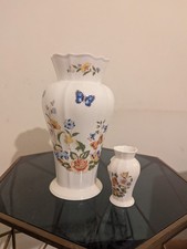 Aynsley Cottage Garden Fine Bone China Vase Pair