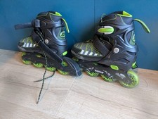 No Fear In liners Rollerblades Adjustable Size 1-3.5 Children