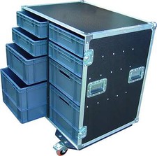 8 Drawer Production Swan Flight Tech Case Tool Motorsport Road Trunk (Hex)